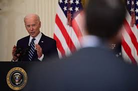 Presumptive democratic nominee joe biden took questions from reporters at a press conference for the first time in almost three months on tuesday, giving new insight into his views on the. Cbj8u9 Qr898vm