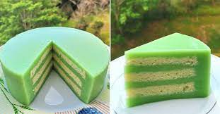 Pandan Layer Cake Recipe Step By Step gambar png