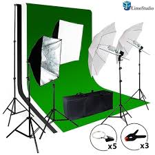 Limostudio Photo Video Studio Light Kit Includes Chromakey Studio Background Screen Green Black White 3 Muslin Backdrops Umbrella Softbox Lighting Diffuser Reflector Liwa35 Walmart Com Walmart Com