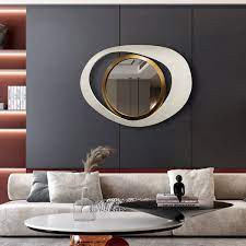 Abstract Geometry Wall Mirror Decor