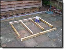 how to build a shed base for your