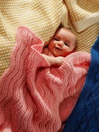 easy knit baby blankets pattern
