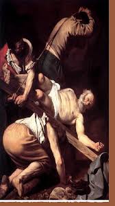 The crucifixion of saint peter, by caravaggio, 1601 is a very interesting painting from the baroque era.this is a painting done by michelangelo merisi da caravaggio on an oil canvas that is 91 in × 69 in. Crucifixion Of Saint Peter Italian Painting By Caravaggio Repro Home Garden Home Decor