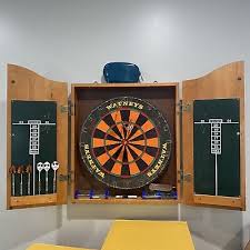 nodor wooden dart cabinet w watneys 18