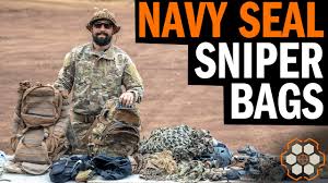 sniper bags and gear with navy seal