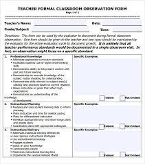 Include details specific enough that a substitute teacher could come in and understand them. Teacher Evaluation Form 7 Download Free Documents In Pdf Teacher Evaluation Teacher Observation Teacher Observation Checklist