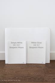 It is impossible to see shades in white unless you compare a sample to just a straight, pure white. White Dove By Benjamin Moore How To Pick A White Paint Color So Much Better With Age