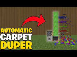 fastest carpet duper for minecraft 1 20