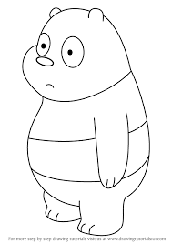 Now just color in the bears and you are done. Learn How To Draw Panda Bear From We Bare Bears We Bare Bears Step By Step Drawing Tutorials