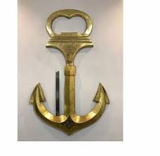 Golden Aluminium Decorative Ship Anchor