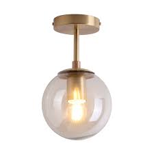 Kitchen pendant light glass ceiling lights home lamp bedroom pendant lighting. Iwhd Nordic Glass Ball Led Ceiling Lights Balcony Porch Aisle Bedroom Copper Retro Vintage Ceiling Lamps Plafonnier Lighting Special Promo Ab514 Cicig
