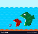 Image result for big fish eat small fish corporate