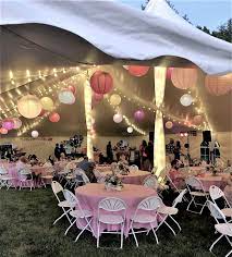 party tent decorations