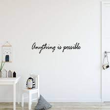 Inspirational Wall Quotes Vinyl Wall