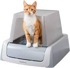Read to find out the self cleaning ones and also claim your 25 dollar discount. Scoopfree Petsafe Ultra Automatic Self Cleaning Cat Litter Tray With Cover 2 Colours Includes Disposable Trays With Crystal Litter And Hood Grey Amazon De Pet Supplies