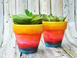 Painting Flower Pots For Kids Or S