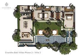 3 Bed Pool Villa Floor Plan Chandra
