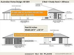 60 m2 645 sq foot 2 bedroom house plan