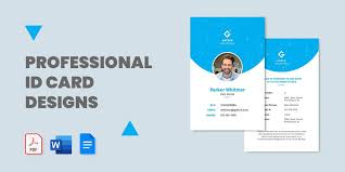 professional id card designs in psd