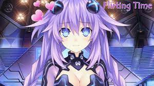 Purple Heart flirting with Steamax Event Scenes! - 💖Megadimension Neptunia  VII💜 {English, Full HD} - YouTube