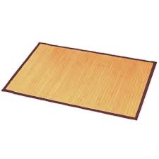 evideco bamboo rug bath mat anti slippery 31 5 l x 20 w light brown