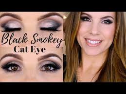 black smokey cat eye tutorial you