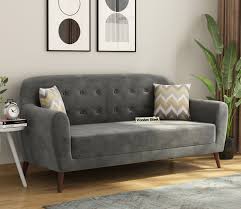 sibert 3 seater fabric sofa