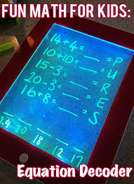 Math Equation Decoder Game For Kids