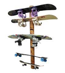 7 Place Snowboard Wall Rack