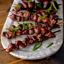 grilled venison heart skewers easy