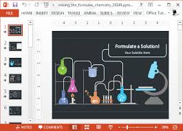 Animated Chemistry Powerpoint Template