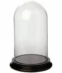Clear Aic Glass Dome With Base