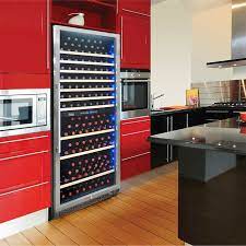 dual zone wine cooler fridge