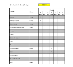 Housekeeping Schedule Template Magdalene Project Org