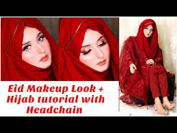 eid makeup hijab tutorial with