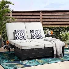 Outdoor Reclining Bed Chaise Lounge