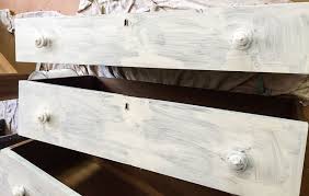 how to paint furniture white without