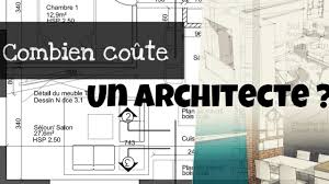 combien coûte un architecte calcul