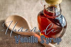 homemade vanilla syrup from foo