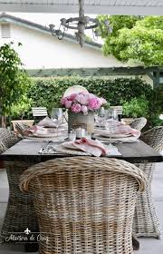 While it's getting colder and colder outside these inspirational wedding ideas bring. Spring Table Decor Casual Outdoor Table With Pink Peonies