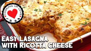 recipe for lasagna with ricotta cheese