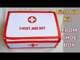 How to Make Easy First Aid Box from Shoe box First Aid Kit for