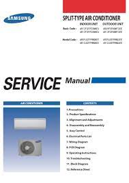 samsung ar12fsfpesnneu service manual