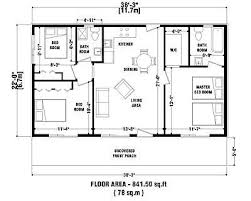 Custom 841 Sq Ft Modern House Plans 3