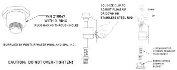 pentair autofill float valve t29