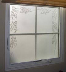 Etched Glass Window For Privacy