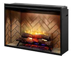 realistic electric fireplaces
