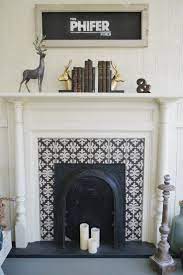 mosaic tile fireplace ideas love this