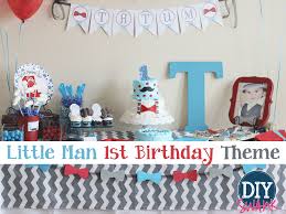 little man first birthday party