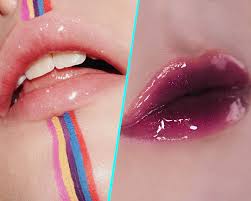 popsicle stained lips with makeup